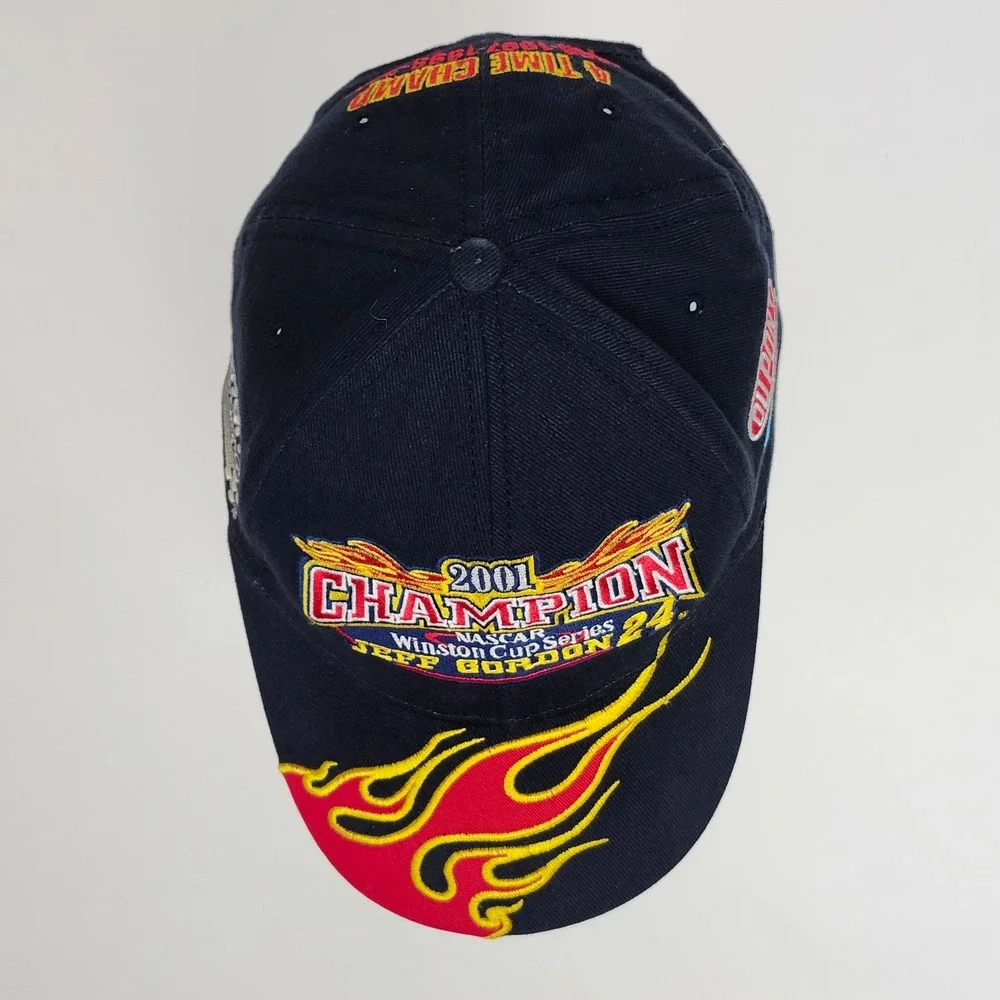 Vintage Jeff Gordon 2001 Winston Cup Champion #24 Flame Hat Y2K Nascar Racing